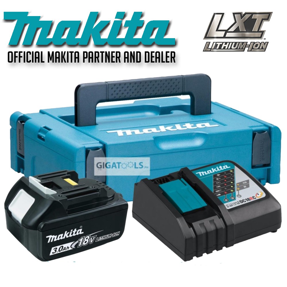 Makita MAKPAC Power Source Kit 3.0Ah 18V LXT Cordless Battery and ...