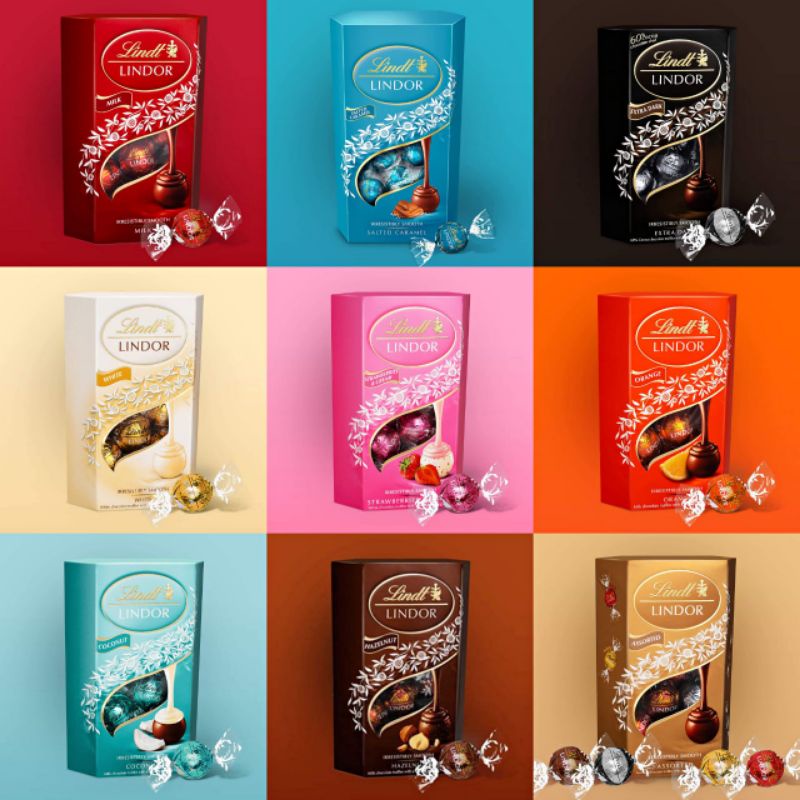 Lindt Lindor Chocolate Truffles 200gm Made In Switzerland