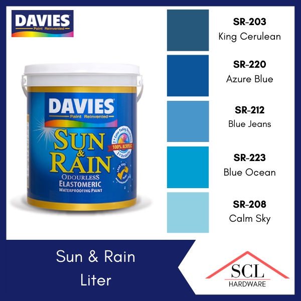 DAVIES Sun & Rain BLUE / GREEN 1 Liter Shopee Philippines