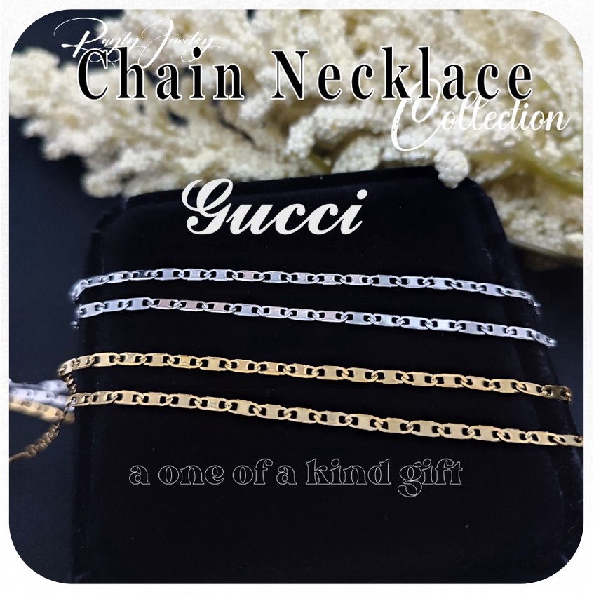 Gucci link deals chain stainless steel