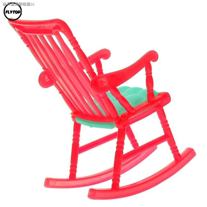 FT 1pc Dollhouse Furniture Rocking Chair Barbie Doll Accessories