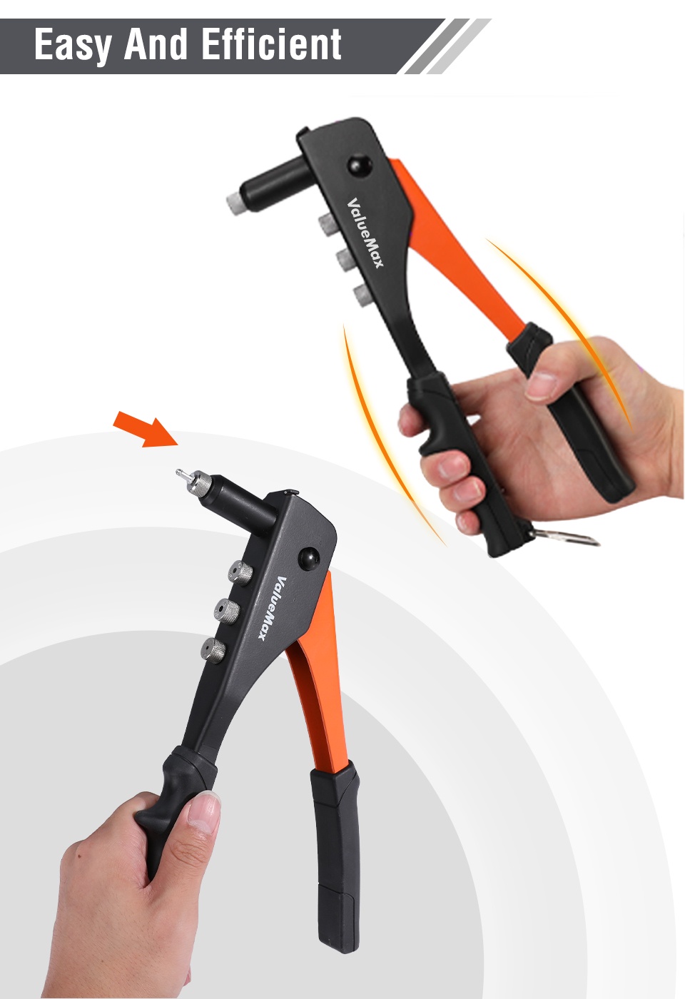 Valuemax 200 Hand Riveter pliers, nut, rivet, rivet pliers with manual ...