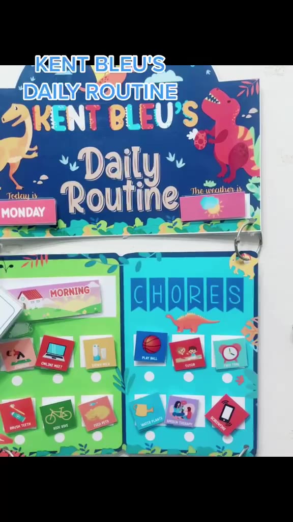 MY DAILY RESPONSIBILITIES ROUTINE CHART WEEKLY ROUTINE CALENDAR ...