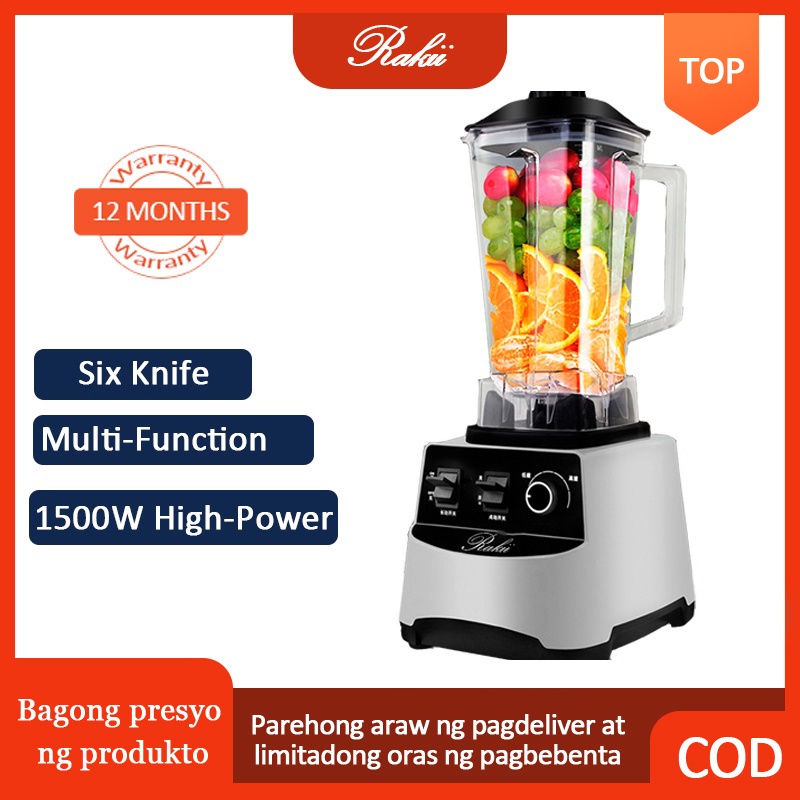 Heavy Duty Commercial Grade Blender Professional Mixer Juicer Kitchen