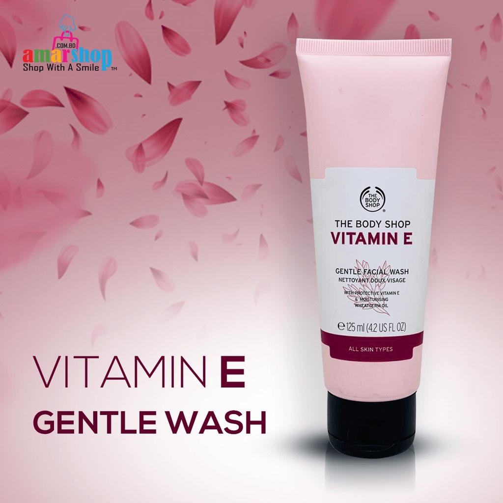 The Body Shop Vitamin E Gentle Facial Wash (125ml) Shopee Philippines