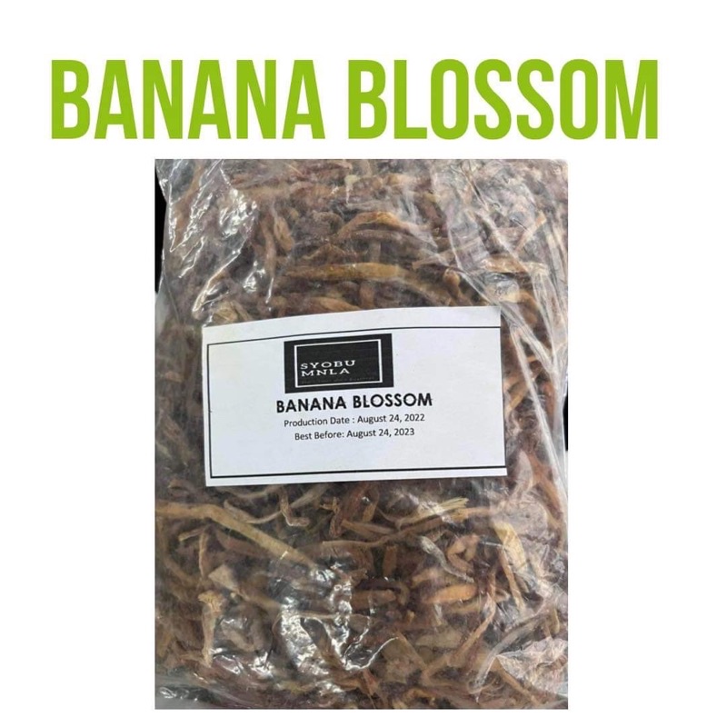 Dried Banana Blossom (250g 500g 1kilo ) Shopee Philippines
