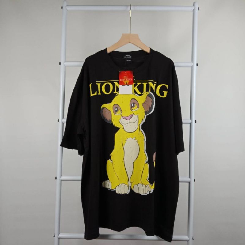Bershka Lionking t-shirt Women disney oversize m l xl bigsize xxl xxxl  xxxxl Tops jumbo Clothing viral outfit