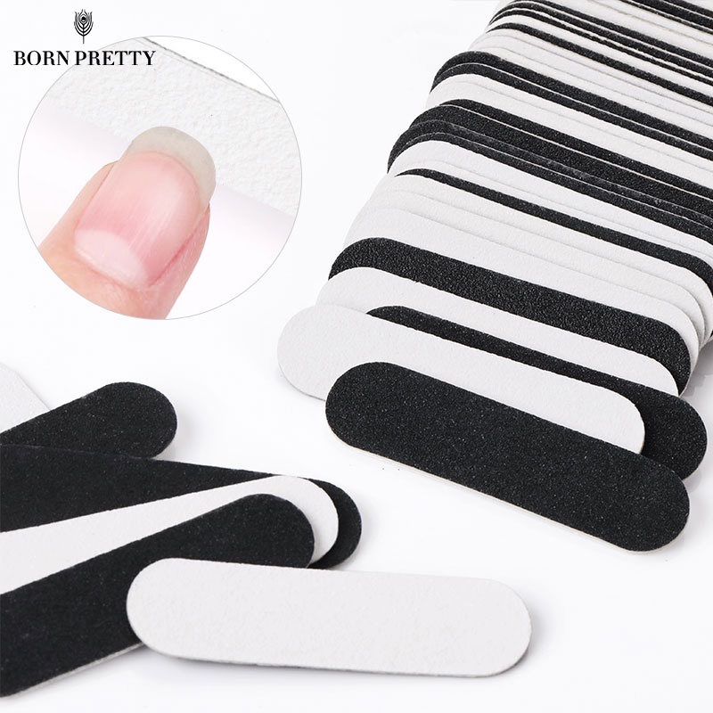 Born Pretty 180/240 Grinding Sanding Nail File Mini Buffer 10/20/50/100 ...