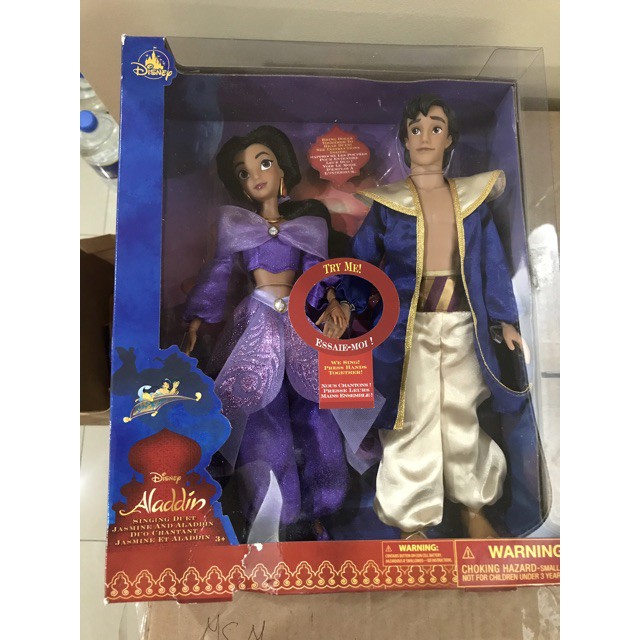 Aladdin and deals jasmine doll set