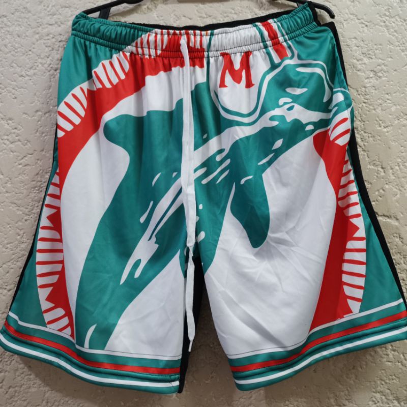 Dolphins Nfl Big Face Shorts Chicago Bulls Mitchell And Ness Youth