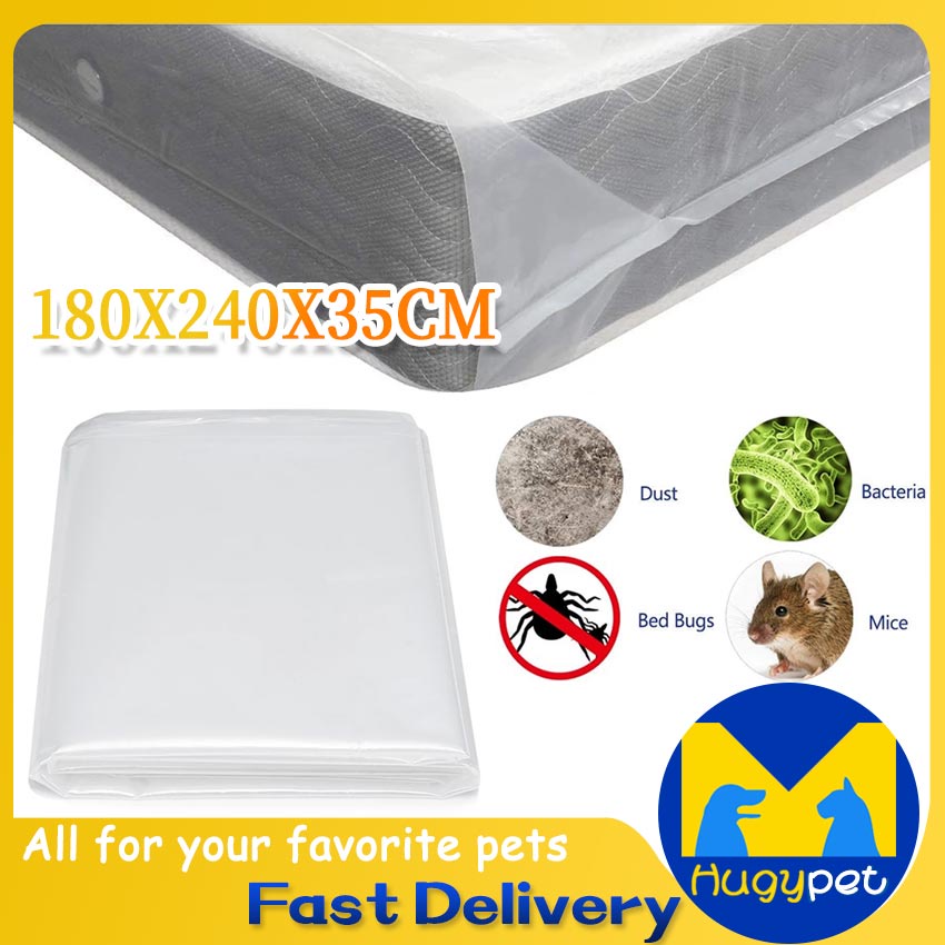 Queen Size Mattress Plastic Protector Dust Cover Waterproof Mattress