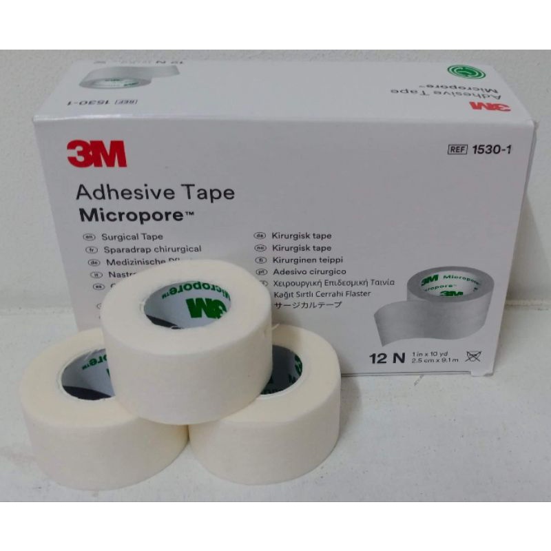 3M Micropore Surgical Tape 1 & 2inch sold per piece Shopee Philippines