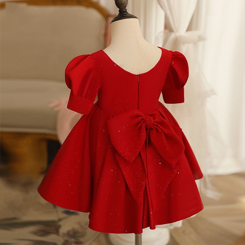 baby gown 1st birthday Children's OneYearOld Dress Winter HighEnd