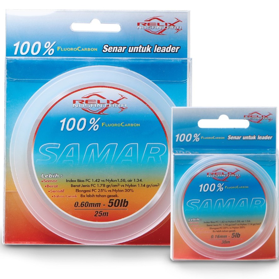 Strings For Leaders 100% fluorocarbon Relix Samar 20lb, 25lb, 30lb ...