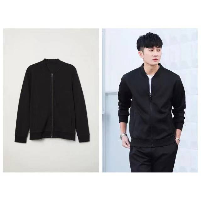 Black jacket no sales hoodie