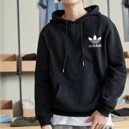 AC.ADIDAS LOGO Printed hoodie jacket unisex Shopee Philippines