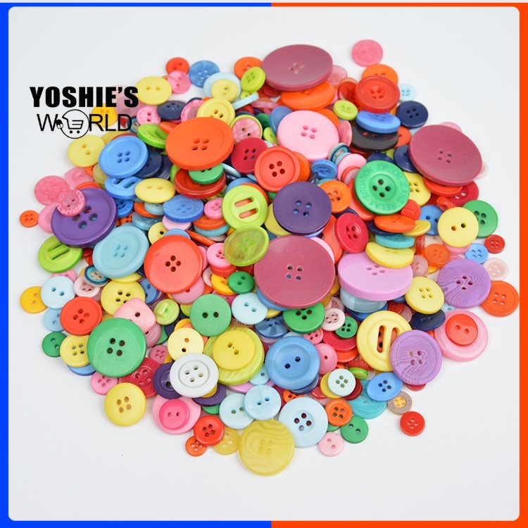 Wholesale Approx 300gram mixed multi colors different sizes Resin ...