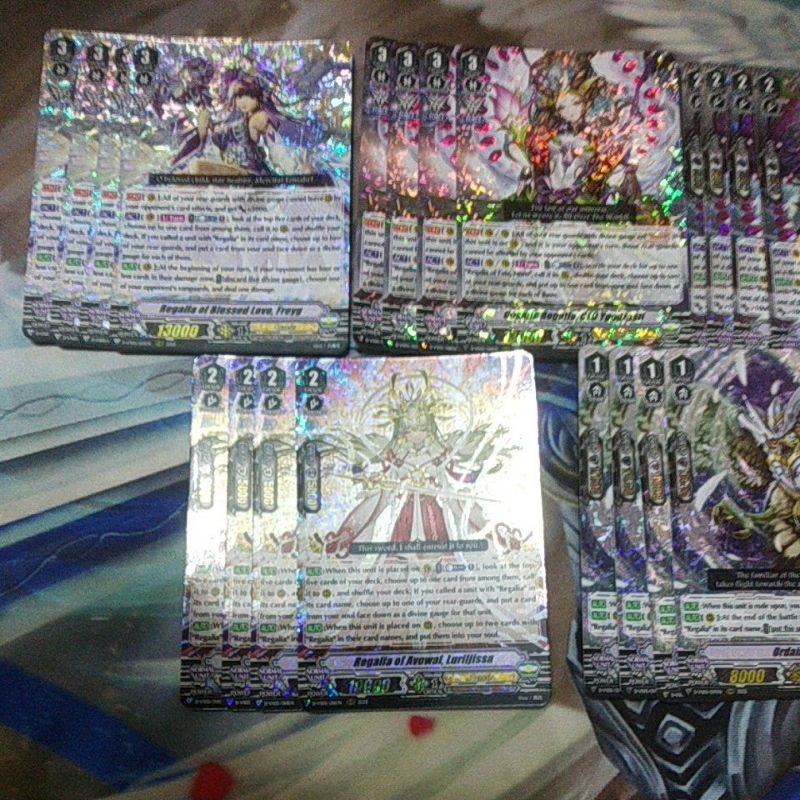 (SET) D-VS05 Genesis Regalia of blessed love, Freyg Cardpool Cardfight ...