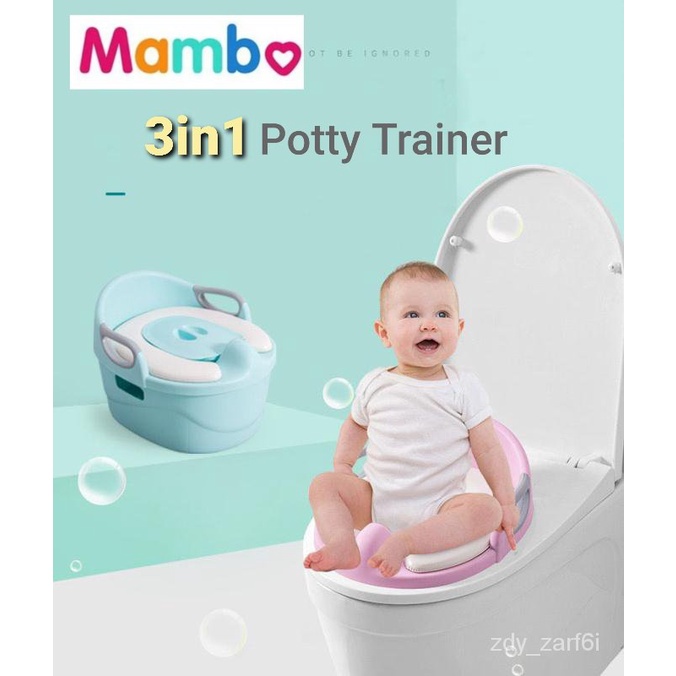 3 in 1 Potty Trainer Seat Toilet Training Potty Seat for Kids/Toddler