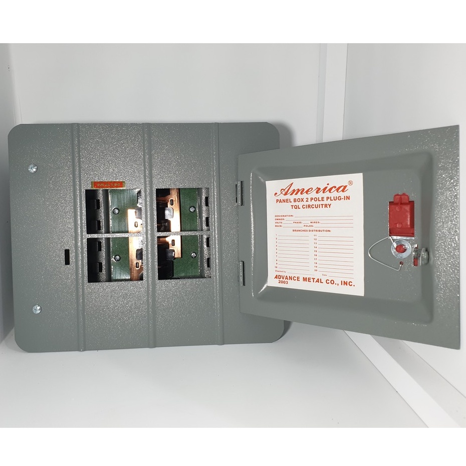 Panel Box 4 Holes 2 Branches Plug-in Original America Circuit Breaker ...