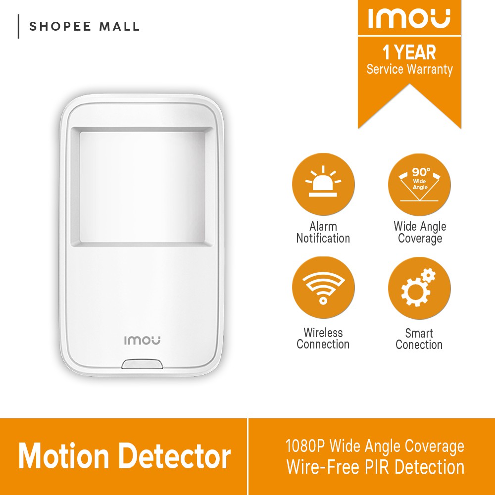 Imou Dahua Smart 433MHz Wireless PIR Motion Sensor Automatic Infrared
