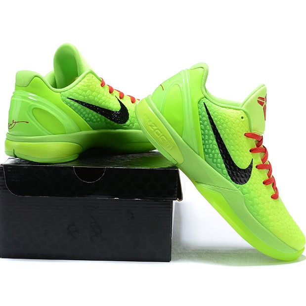100% Authentic Nike Zoom Kobe 6 Protro Christmas Green Air Cushion Sports  Basketball Shoes For Men | Shopee Philippines