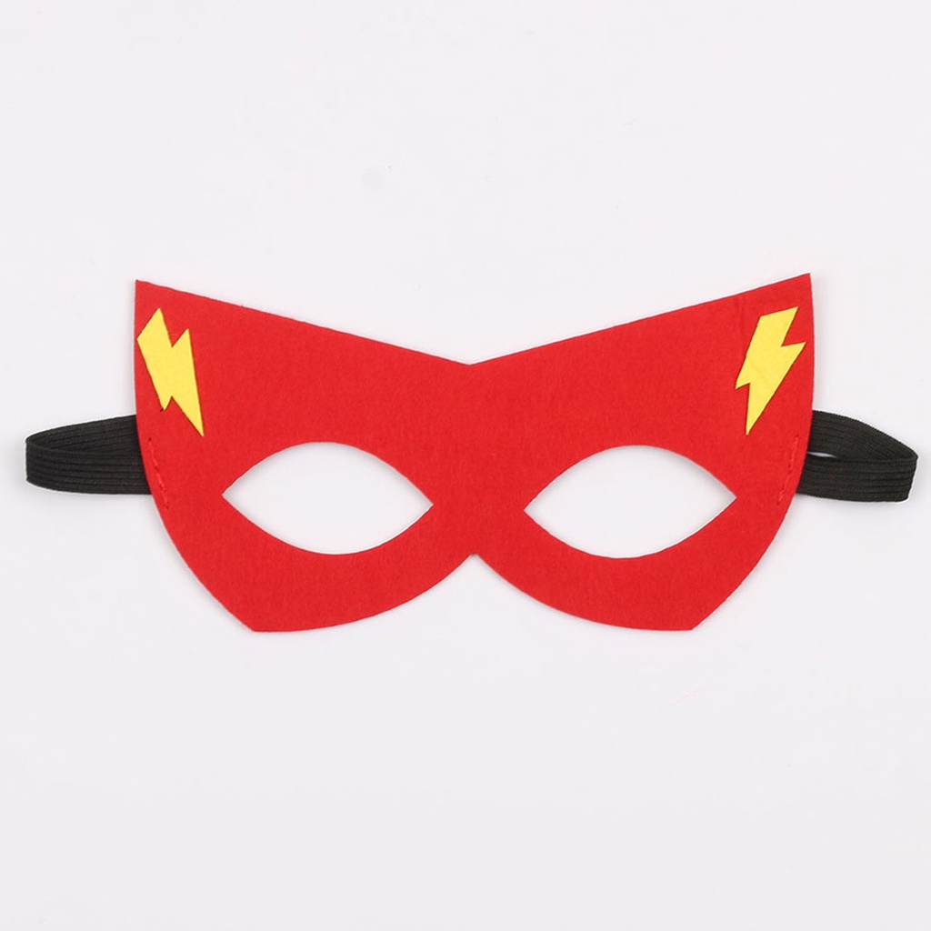 Superhero Eye Face Masks Kids Cosplay Superman Batman Hulk Wolverine