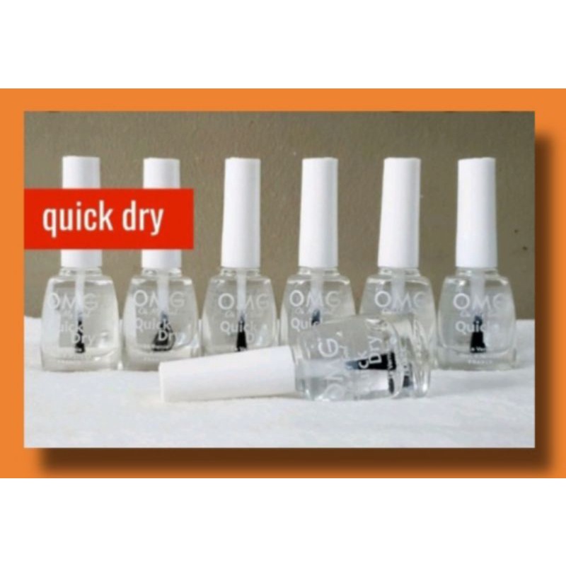 OMG Quick Dry Top Coat Nail Polish 10ml Shopee Philippines