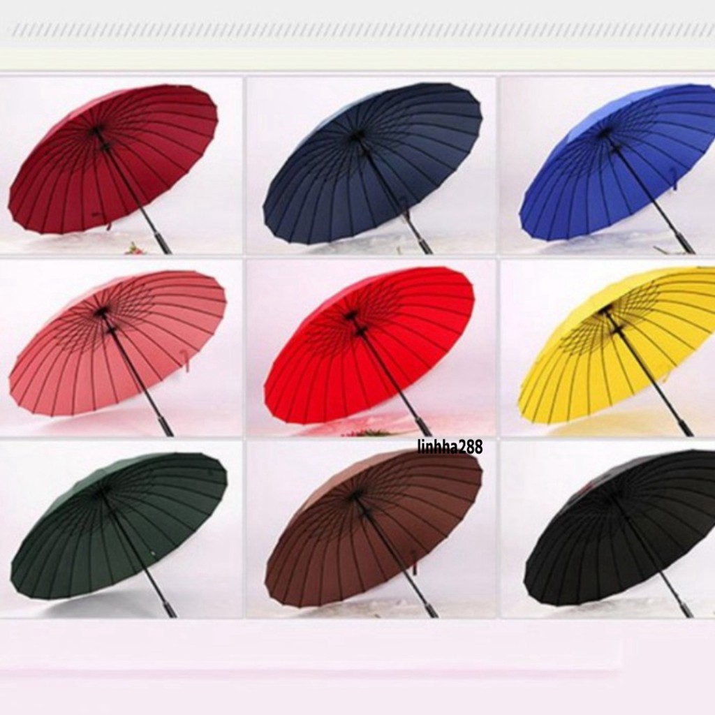 [Super Strong] HighQuality 24Spoke Umbrella With Umbrella Strap