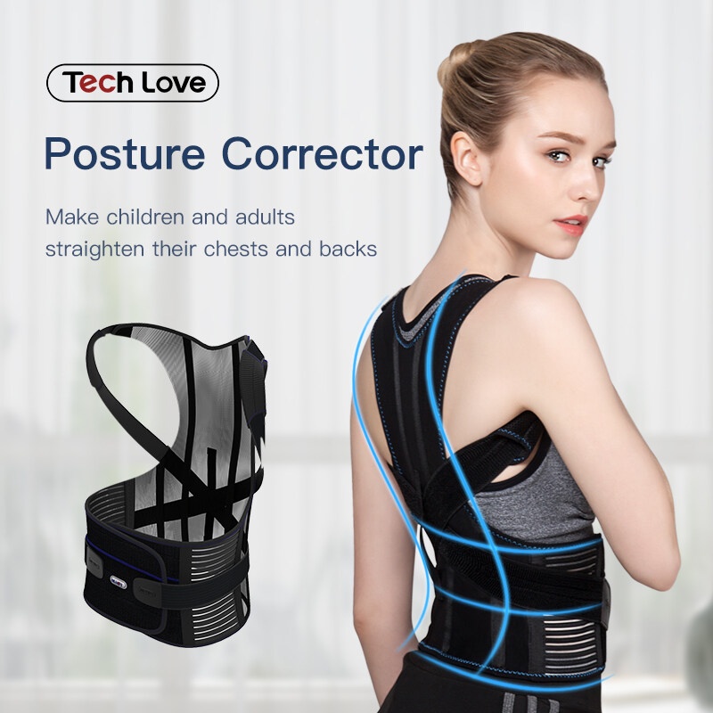 Tech Love Back Posture Corrector For Women And Men Back Brace For