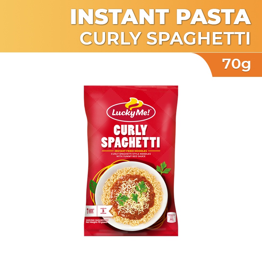 Lucky Me! Special Instant Curly Spaghetti 70g (New Packaging) Shopee