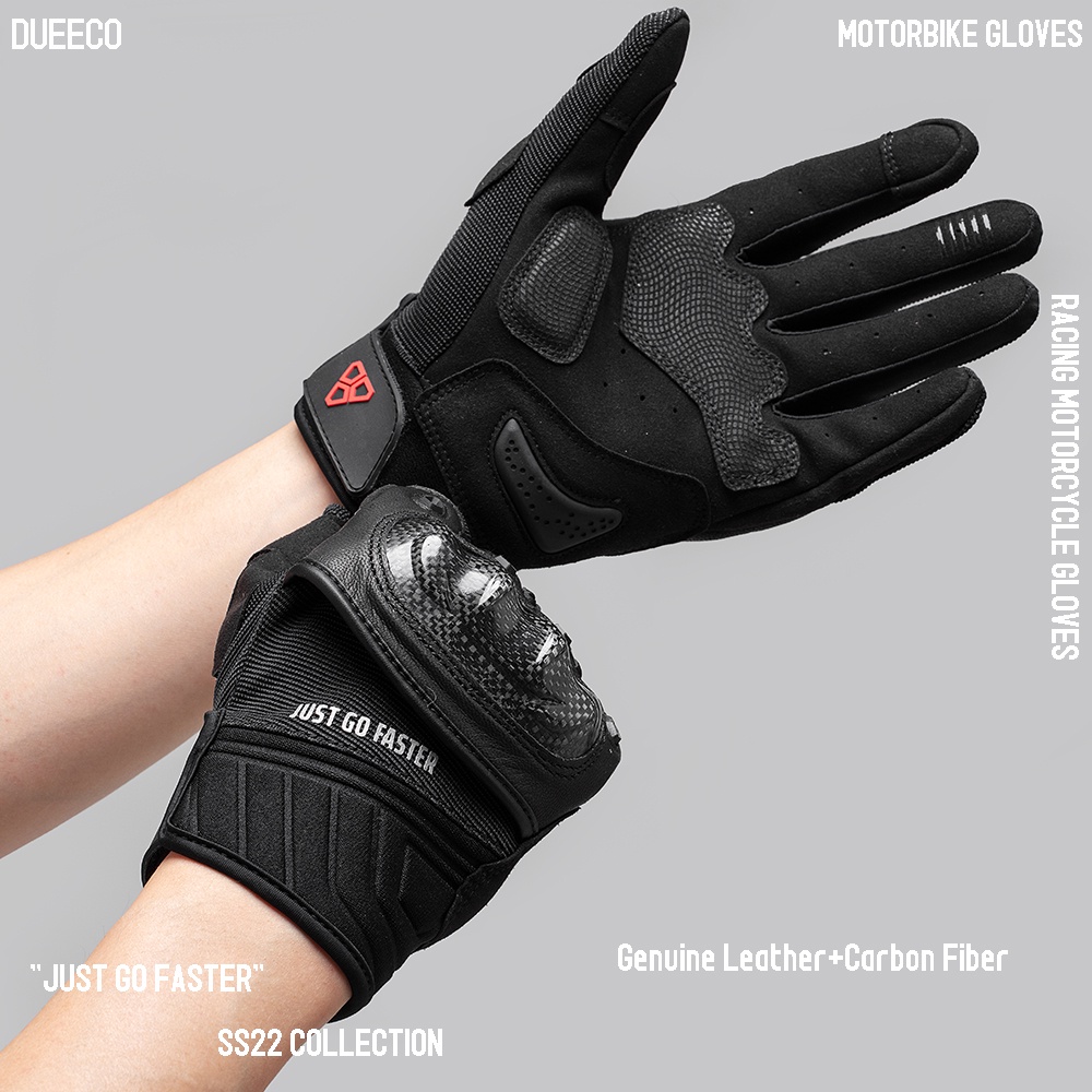 DUEECO Motorcycle gloves Rider gloves protective locomotive gloves Low ...