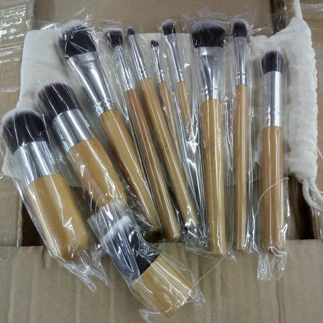 11pcs Bamboo Brush Set Shopee Philippines