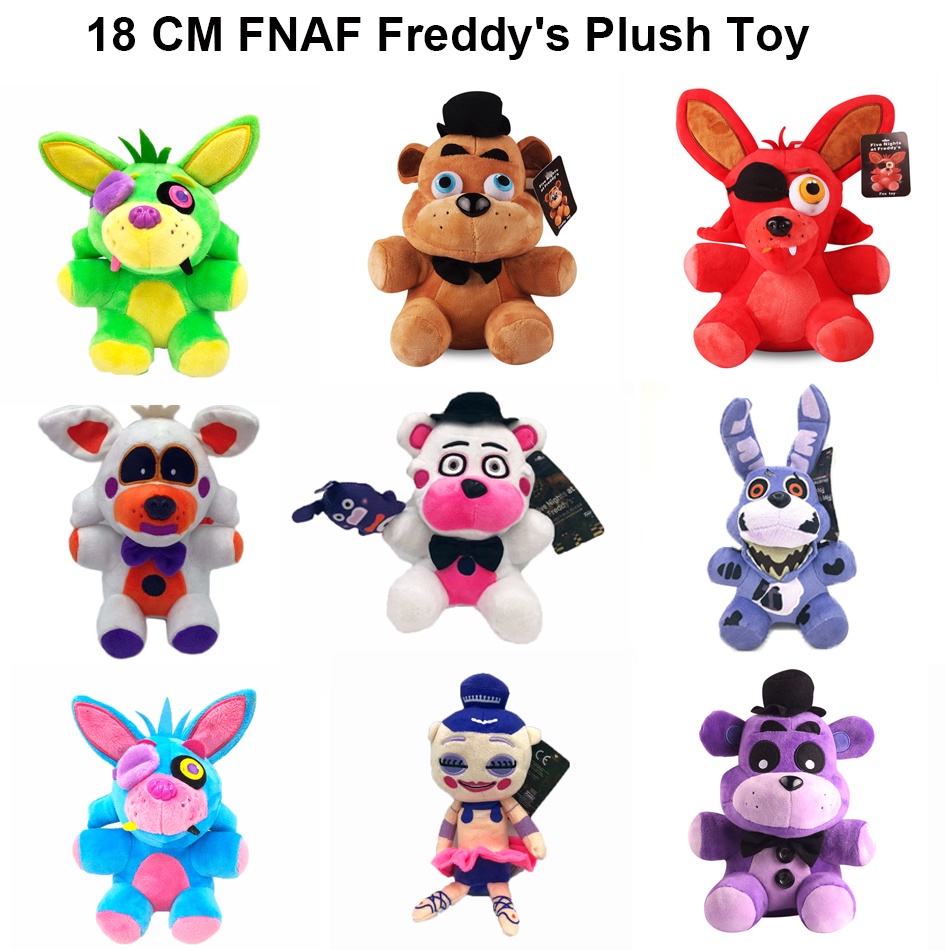 2022 18cm Freddy Plush Doll Vannie Montgomery Gator Roxanne Wolf ...