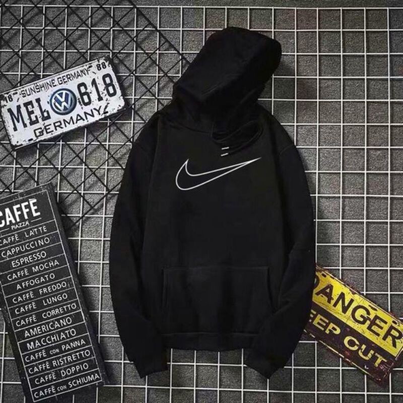 Nike hoodie central top logo