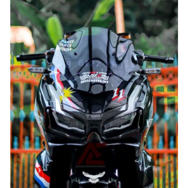 WINDSHIELD visor ADV 150/160 modeL BUBLE, (100% safe packing) VISOR ...