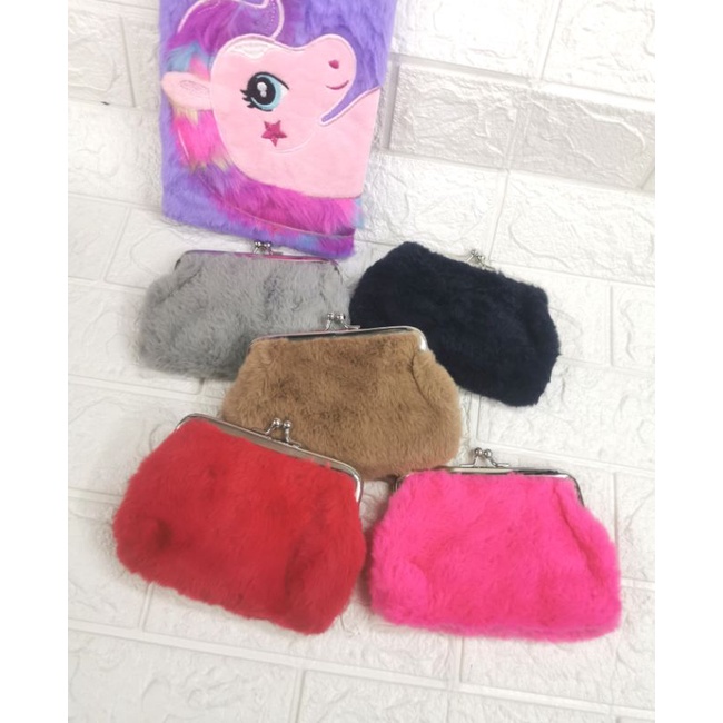Furry coin purse wallet Shopee Philippines
