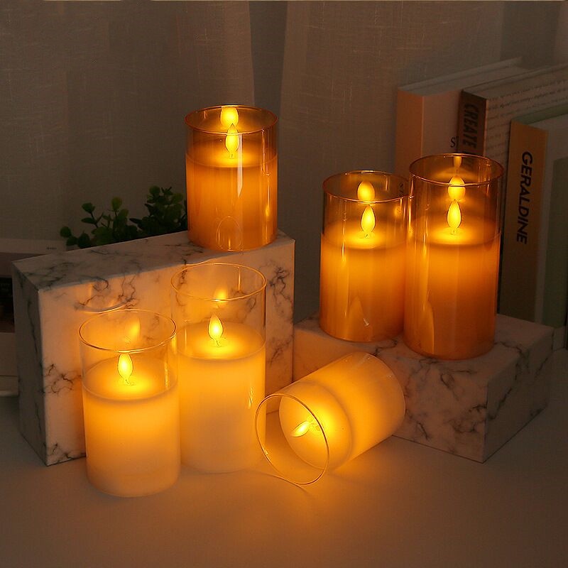 Remote Control Electronic Candle Rechargeable Candle Light Romantic