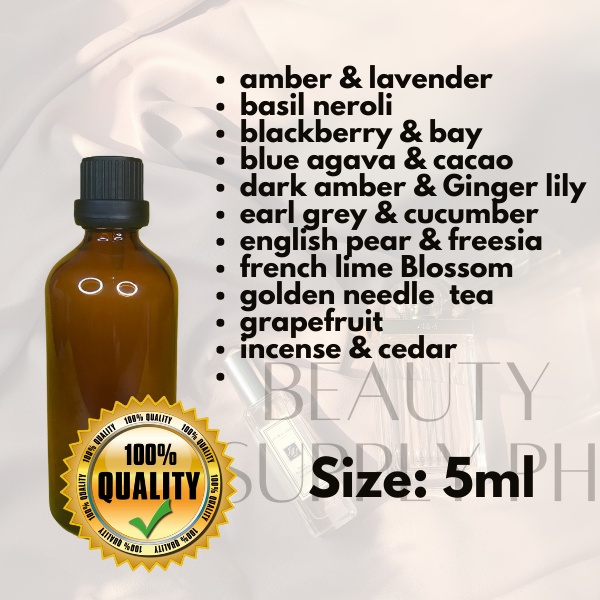 5ML J FRAGRANCE OIL SAMPLE SIZE PERFUME MAKING Amber Lavender Basil ...