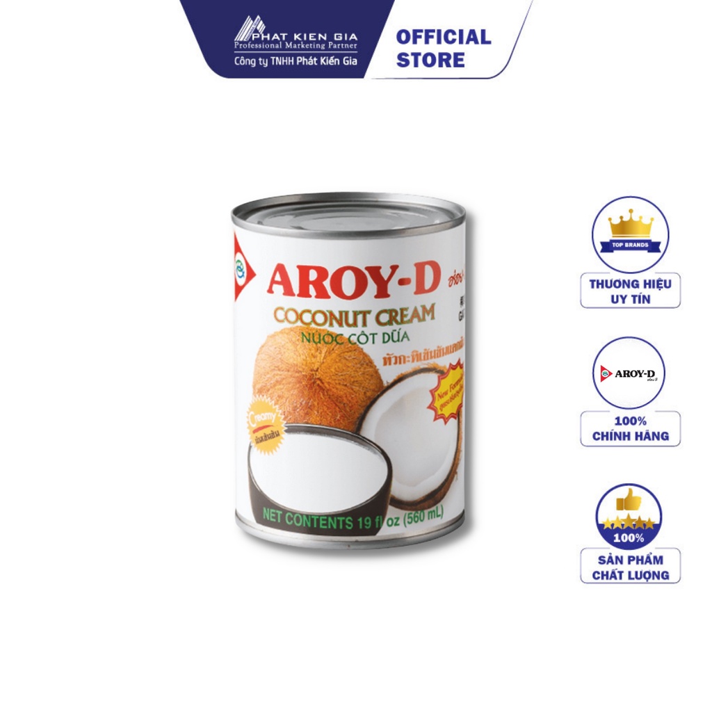 Aroy-D Concentrated Coconut Juice 560ml - Imported from Thailand | Aroy ...