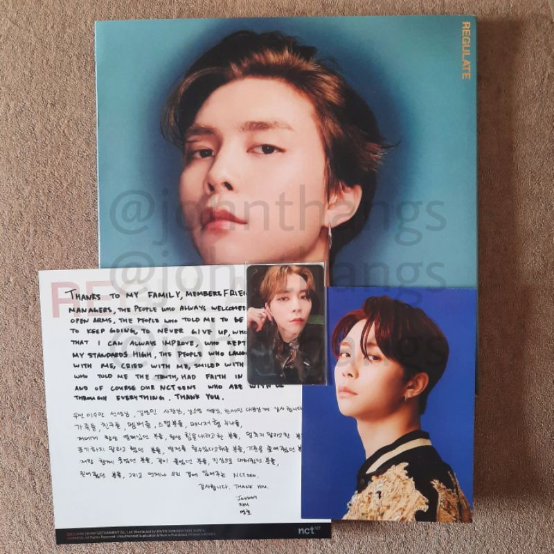 Nct 127 Regulate Album Johnny Cover (FULL SET) Shopee Philippines
