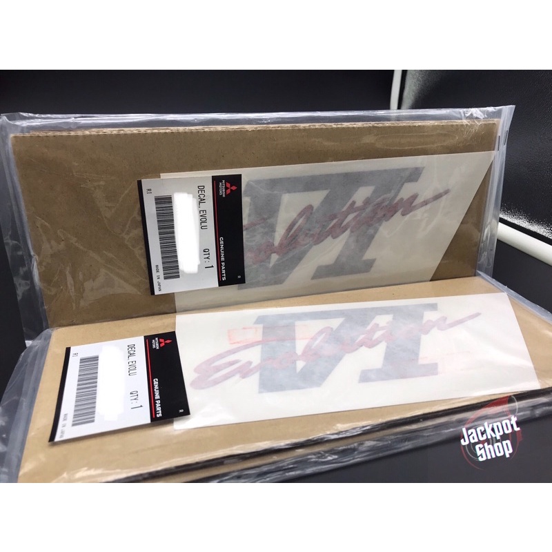 New DECAL STICKER MITSUBISHI LANCER EVO6 CP9A EVOLUTION VI 4G63 ...