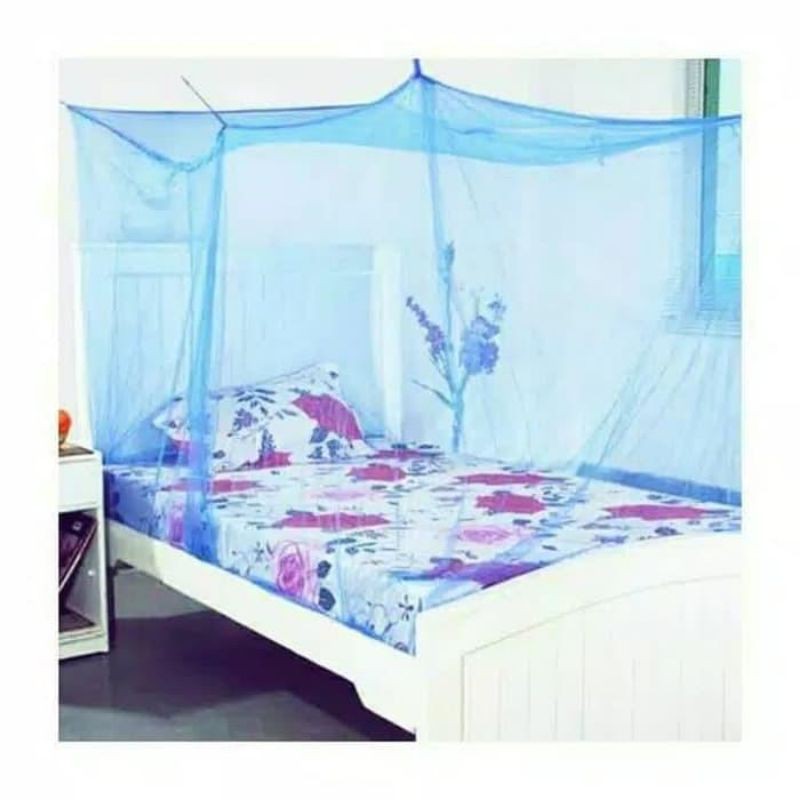 Jumbo Hanging Box Bed Mosquito Net/ Plain Hanging Mosquito Net (180x200 ...