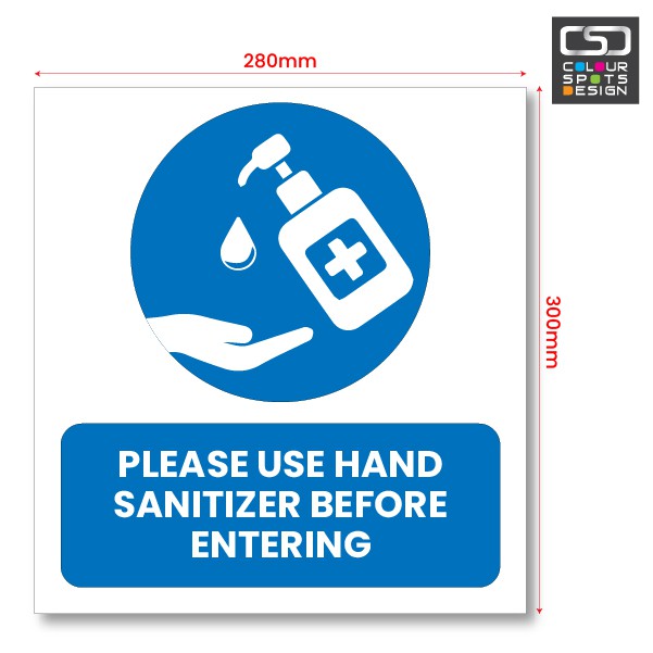 safety sign , pvc sign, wash hand sign, wear mask sign, sanitizer sign ...
