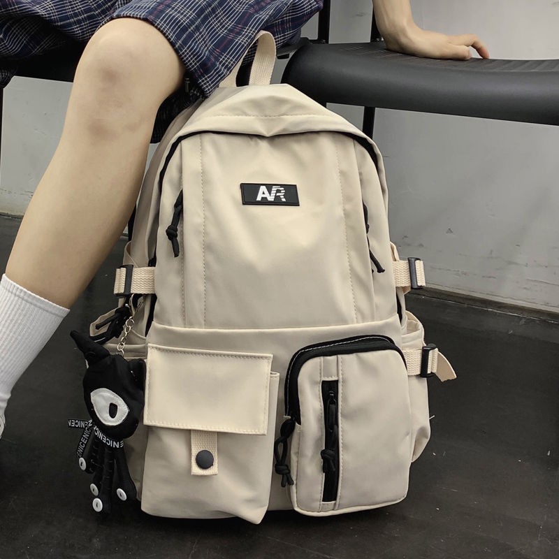 Schoolbag female student Korean fashion junior high school wild fashion trend college student backpack fp153