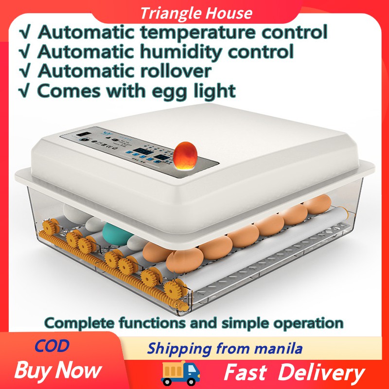 12/16/30/36/64 Eggs Incubator 220V/12V Digital Fully Automatic