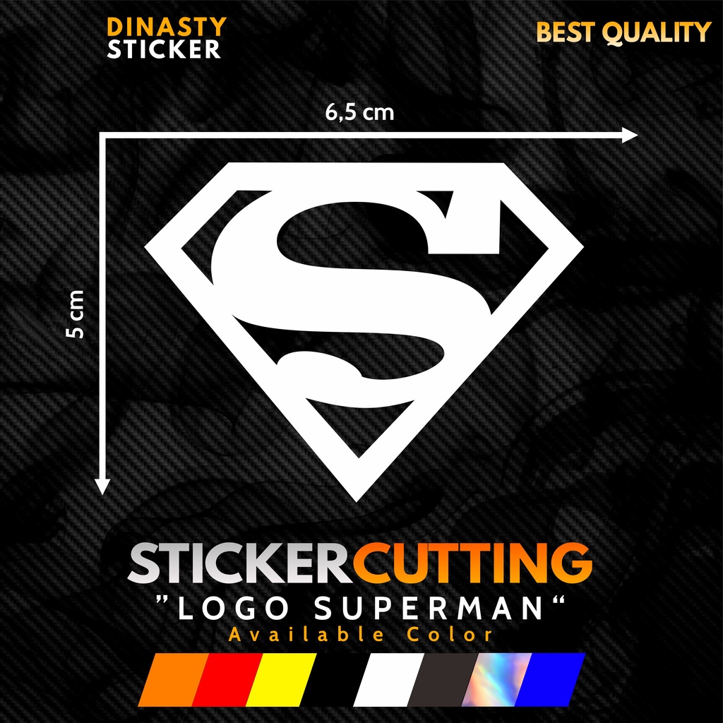 Sticker VIRAL CUTTING STICKER SUPERMAN LOGO | Shopee Philippines