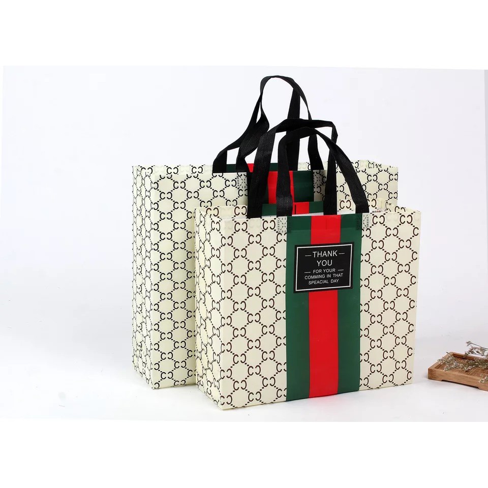 Printed Eco bag non woven shopping Bag Hand bag gift bag party bag fashion design Shopee Philippines