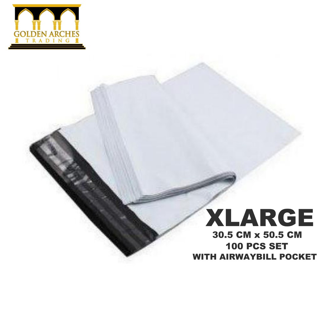 100 PCS EXTRA LARGE Courier Bag with Document Sleeve (COD AVAILABLE