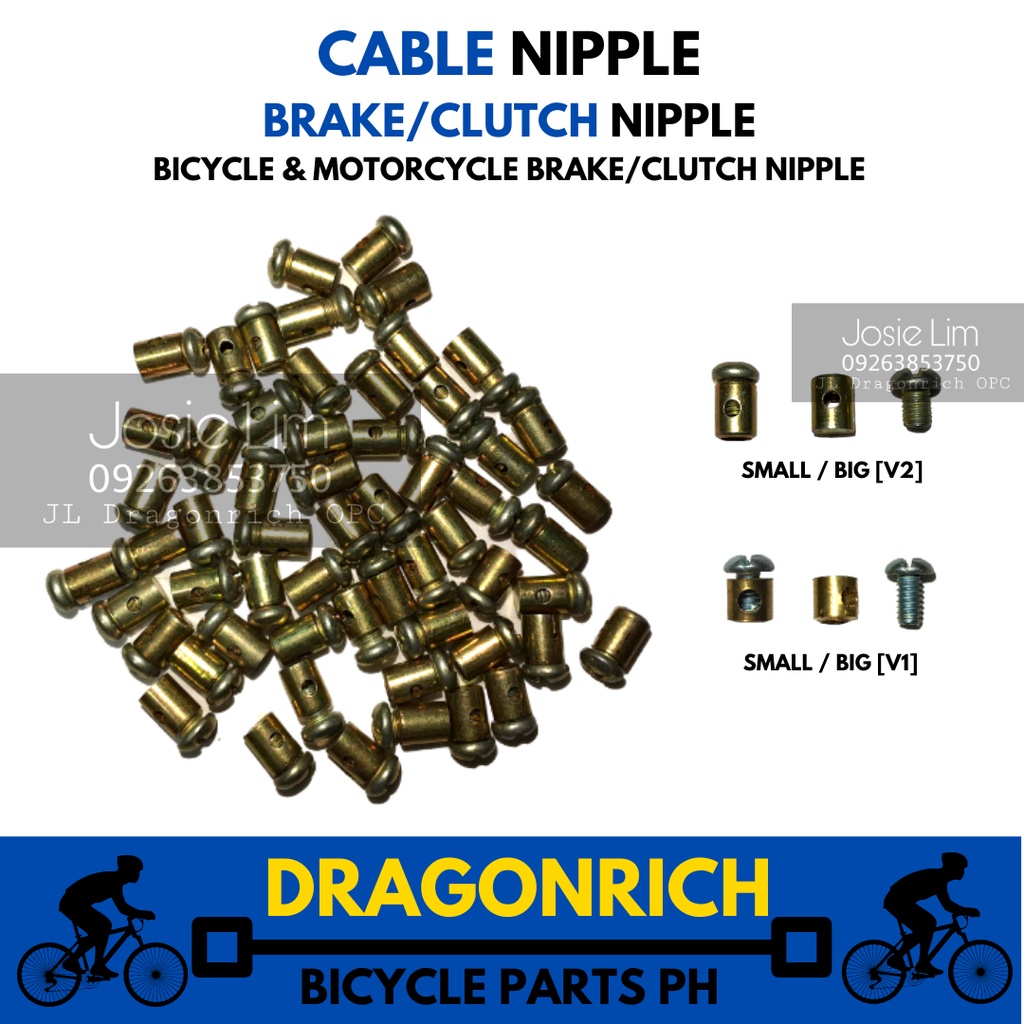 Brake/Clutch Cable Nipples for Bicycle and Motorcycle Nipple Cable